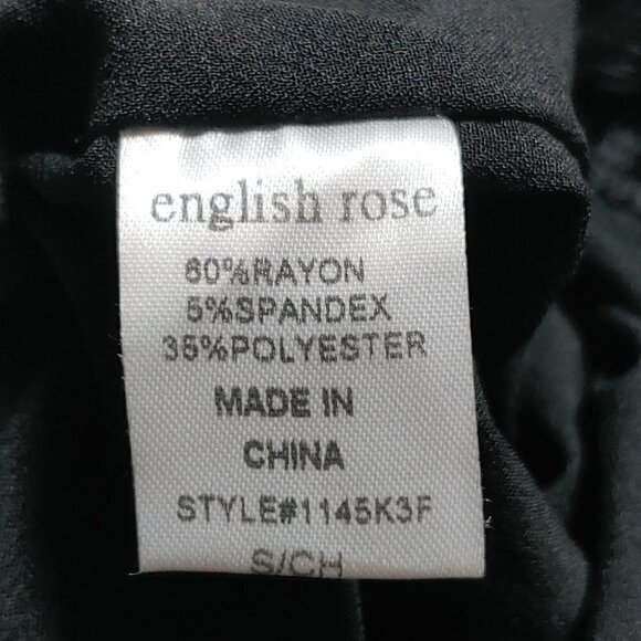 ENGLISH ROSE Black sequins beaded fringe pearls mini skirt - Picture 12 of 13